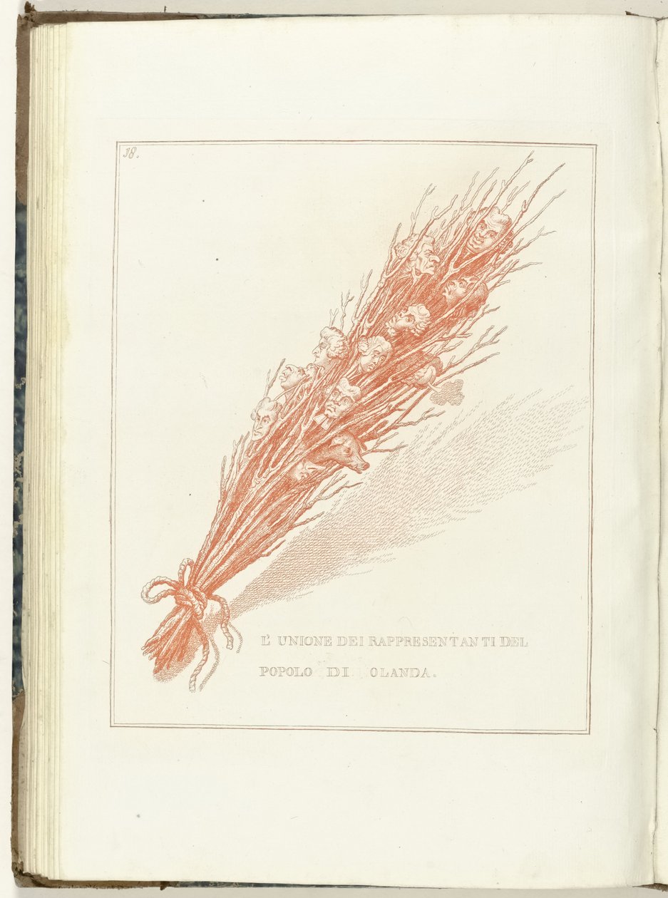 Gesel van de Provisionele Representanten van het Volk van Holland , 1795 The Union of Representatives of the People of Holland (tittel på objekt) Hollandia Regenerata (italiensk kopi) (serietittel) The regeneration of Holland : speil til alle folkeslag ri av Anonymous
