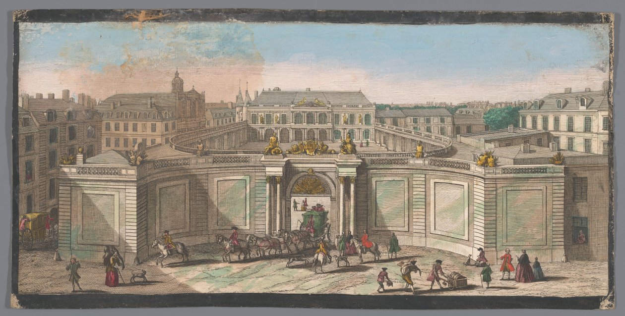 Utsikt over Hôtel de Soubise i Paris Vue de l