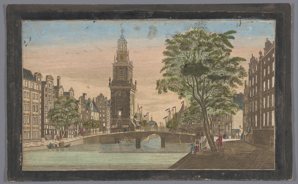 Utsikt over Jan Roodenpoortstoren i Amsterdam av Anonymous