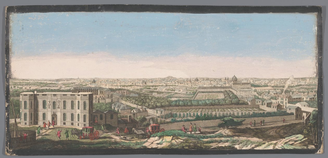 Utsikt over byen Paris sett fra observatoriet Generell utsikt over byen Paris, prize de la hauteur de l