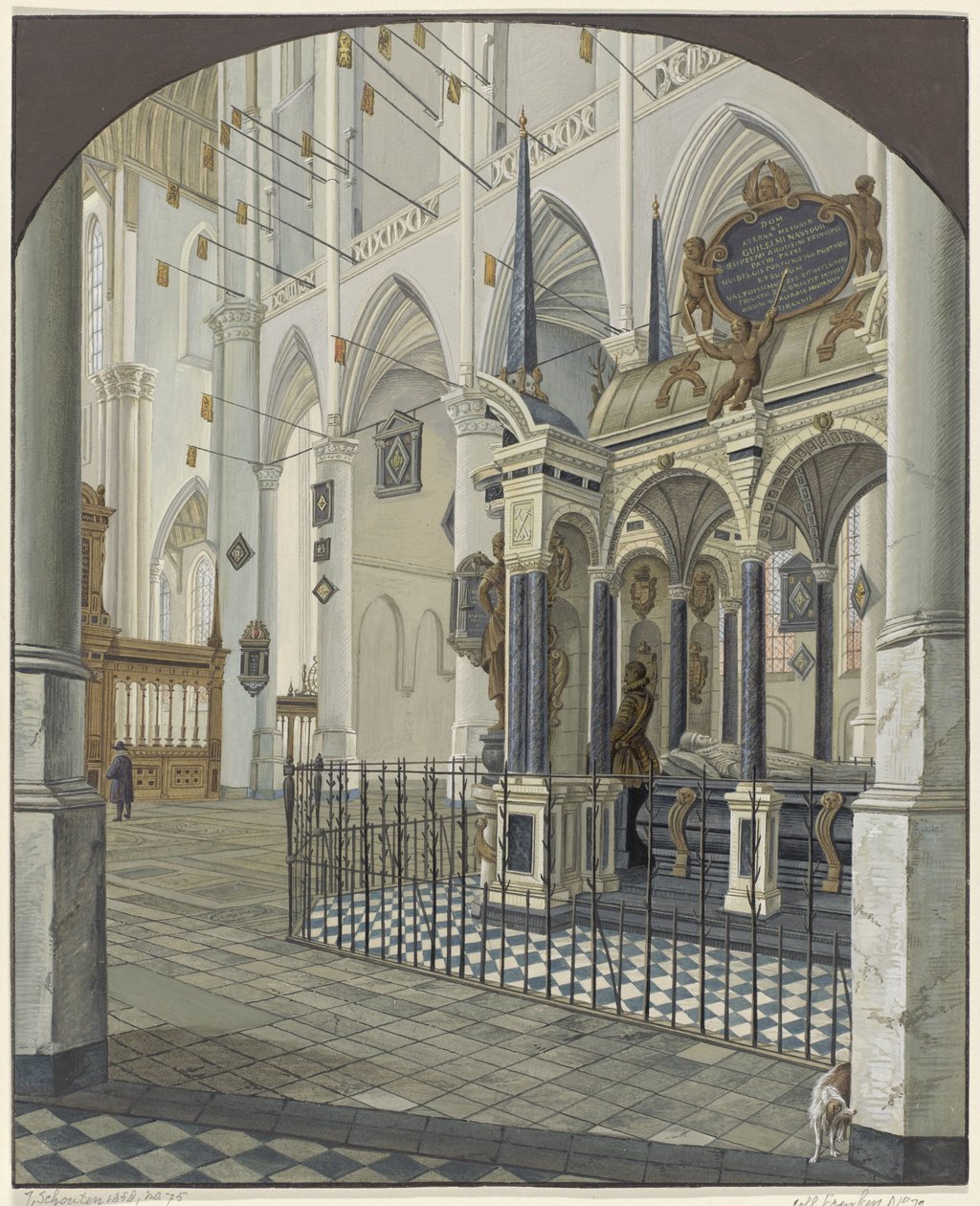 Graven til William I, Prince of Orange, 1623 av Anonymous