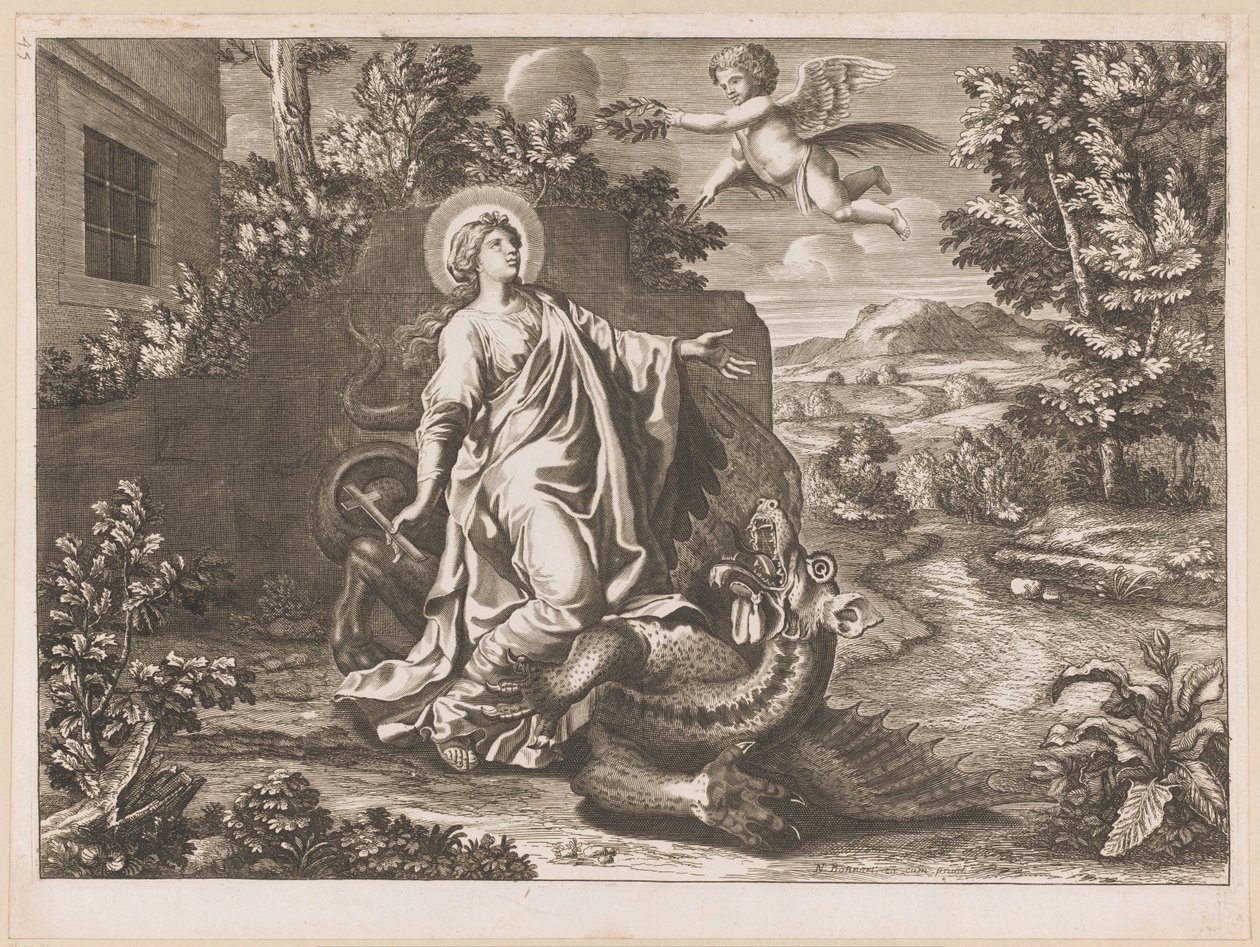 St Margaret og dragen av Anonymous