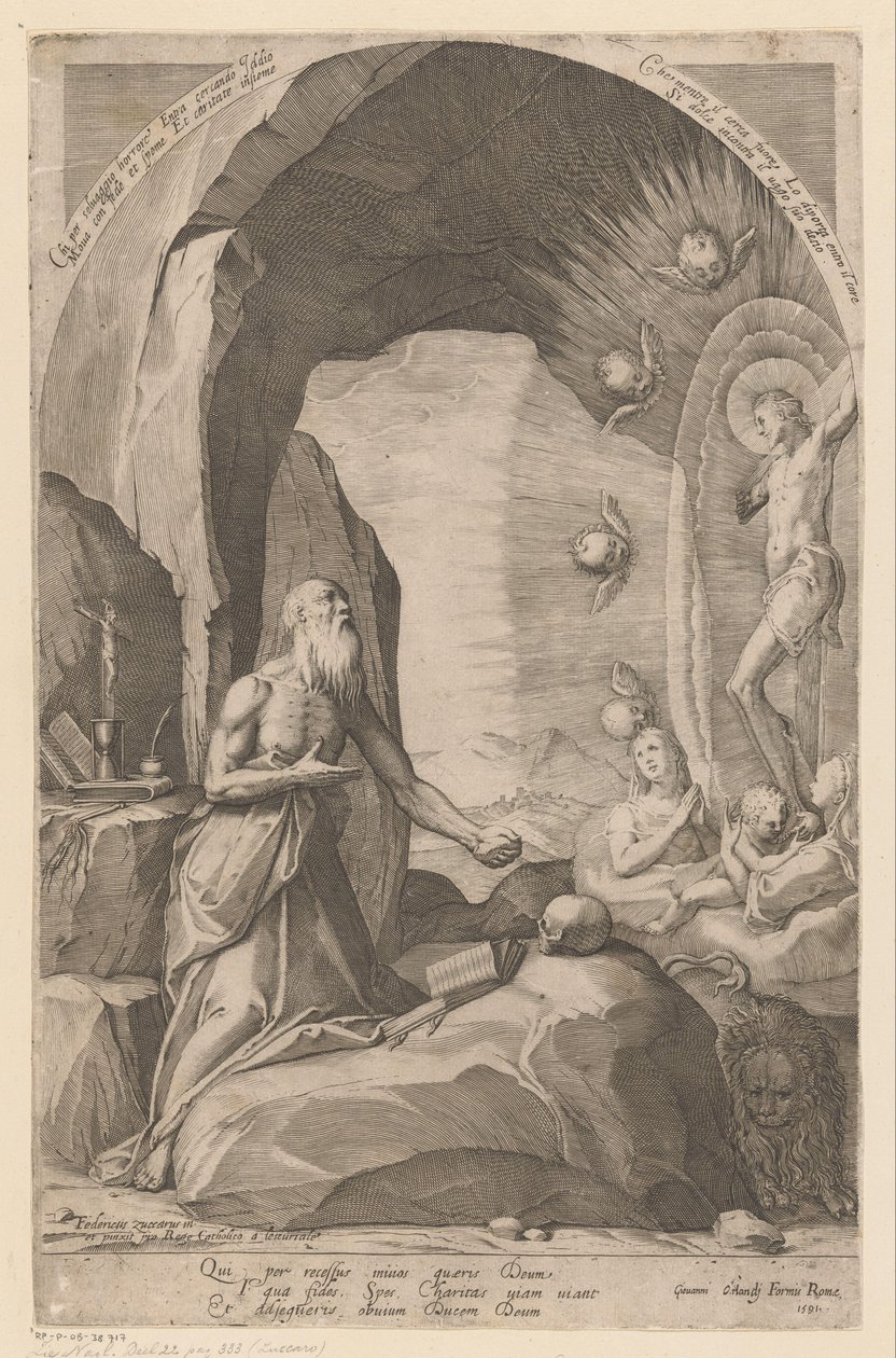 Saint Hieronymus i villmarken av Anonymous