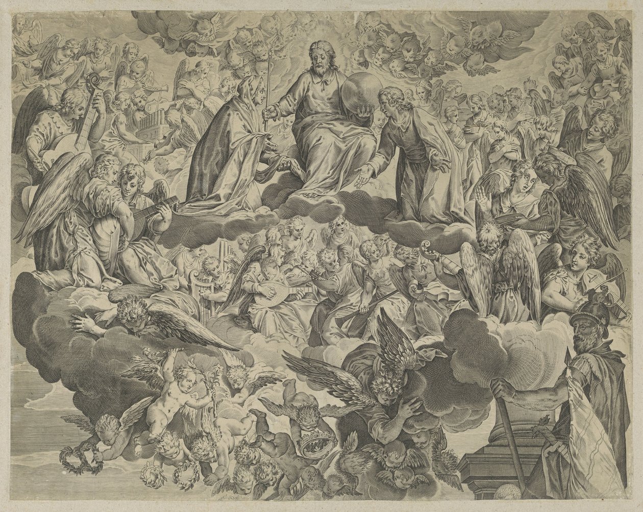 The Martyrium of Saint Justina of Padua (øvre halvdel) av Anonymous