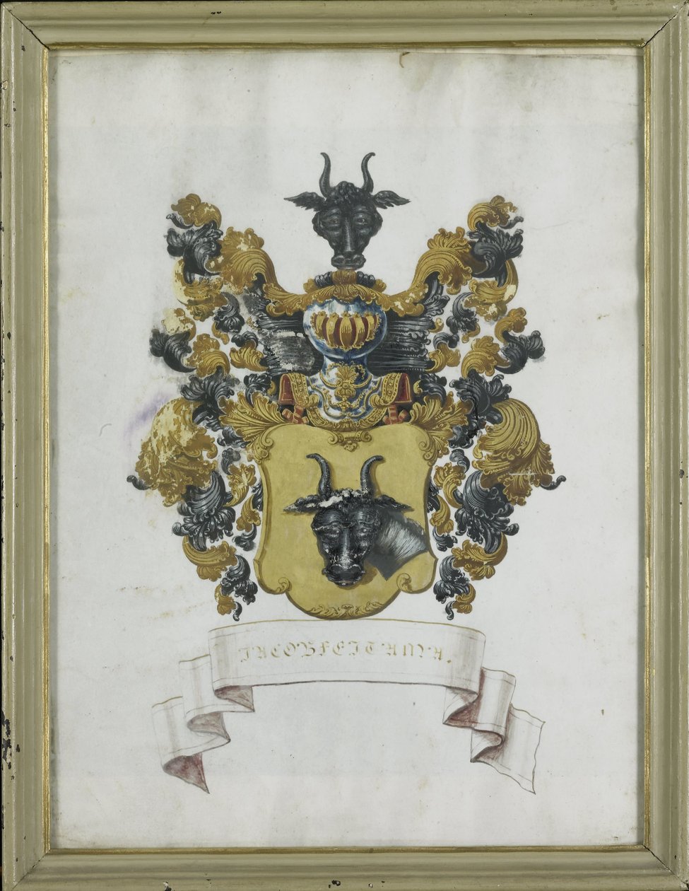 Våpenskjoldet til Jacob Feitama II (1698-1774) av Anonymous