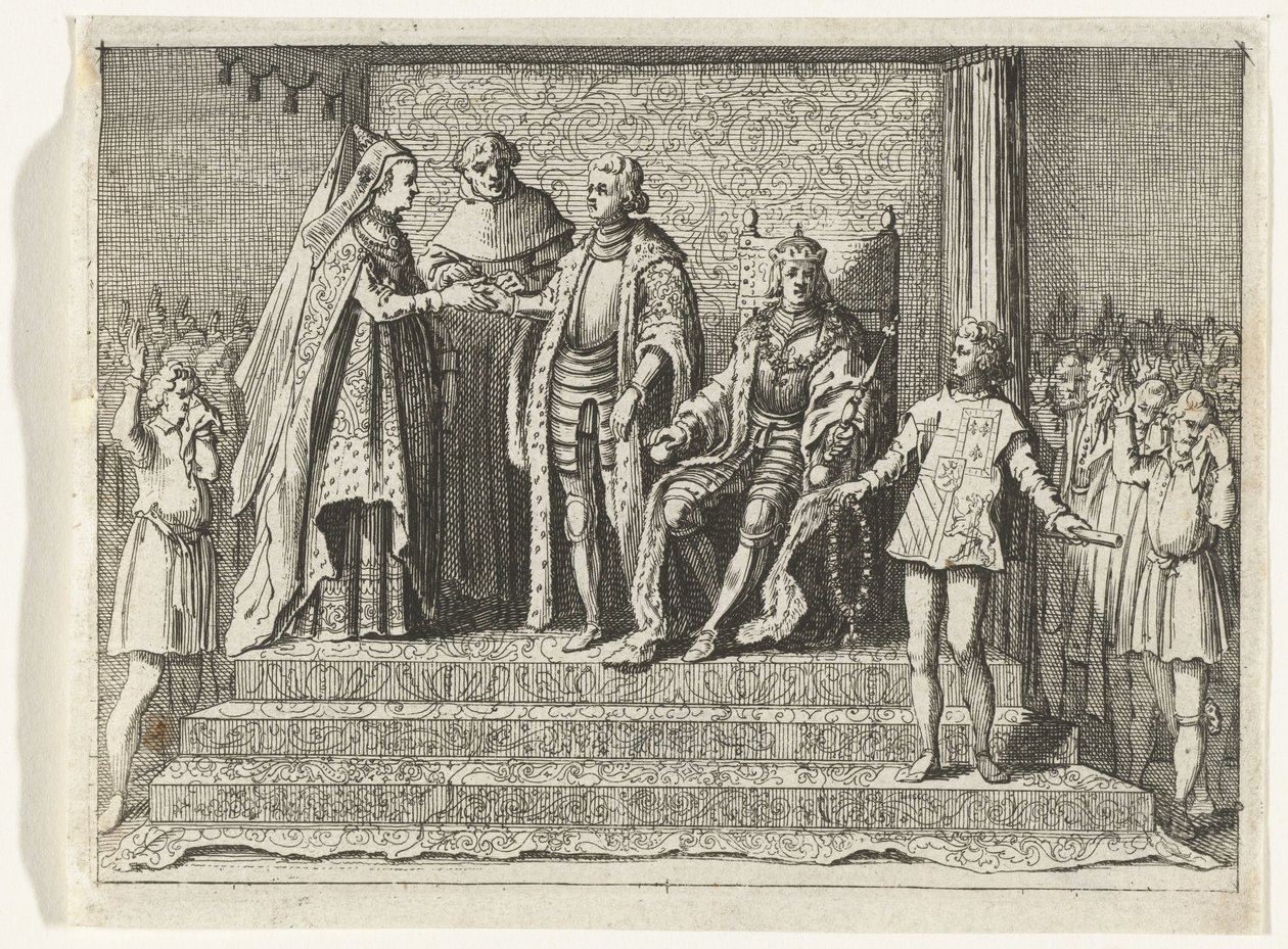 Ekteskap med Jacoba van Beieren og Frank van Borselen, 1434 av Anonymous