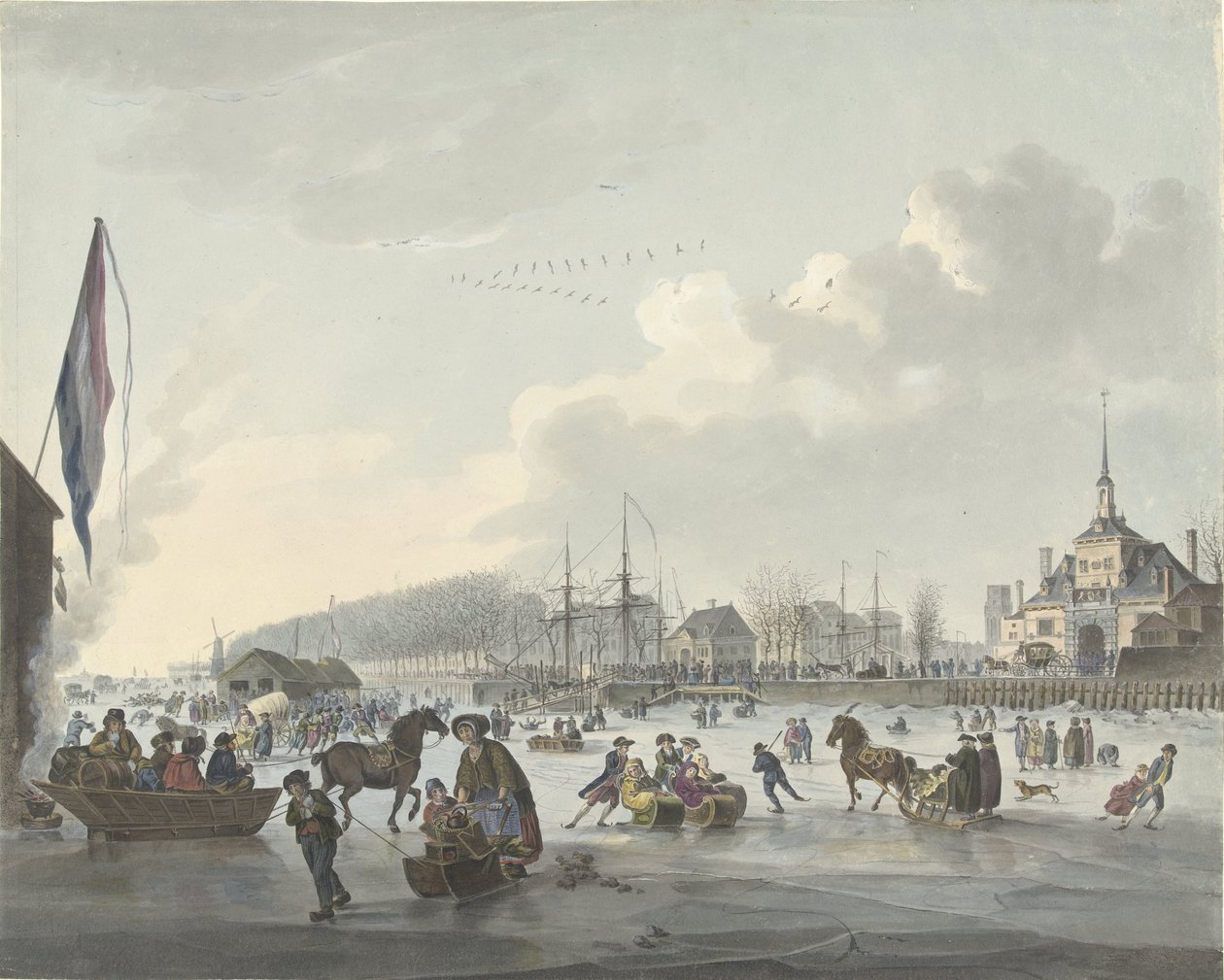 Iskremmoro for Rotterdam, ca. 1784 av Anonymous