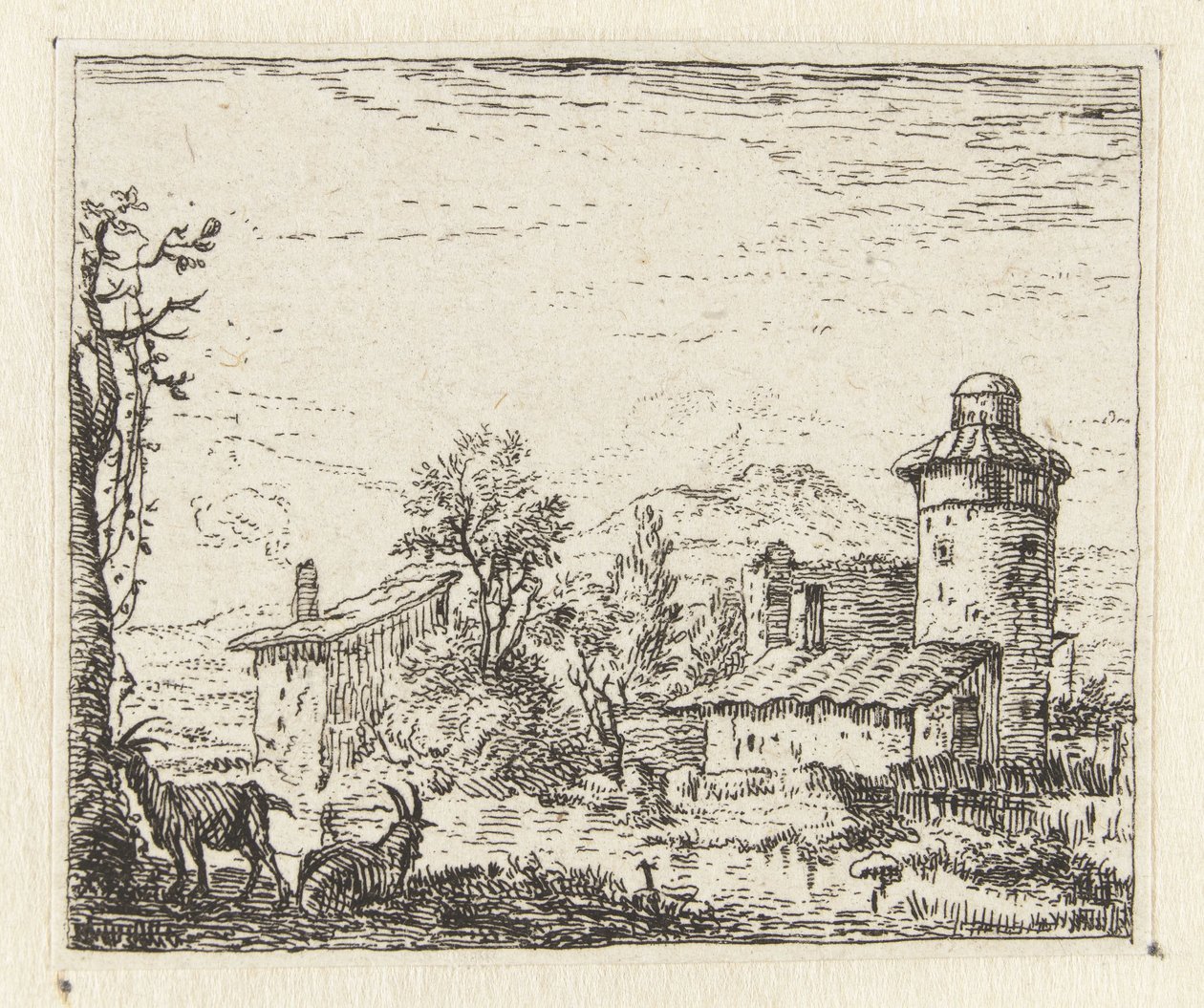 Italianiserend landschap met ronde toren en twee geiten   1368054   no       norwegian Successfully Translated  Original: His Eminence Cardinal Manning, 1st plate Translat: His Eminence Cardinal Manning, 1st plate 1255675 no norwegian Successfully Translat av Anonymous