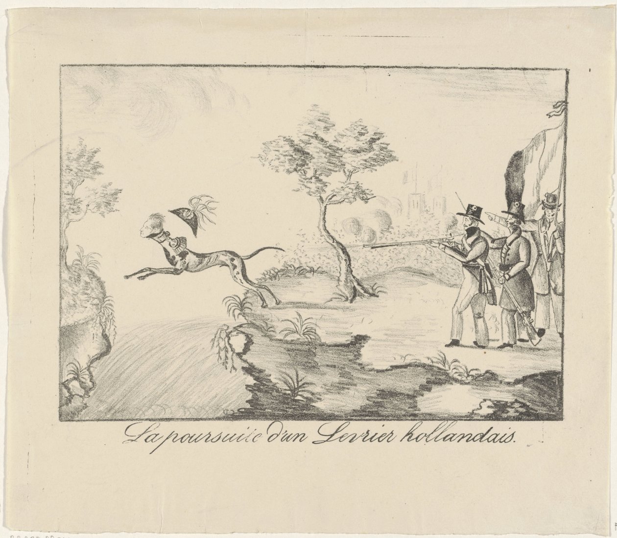 Jakt på en mynde, 1830 La poursuite d