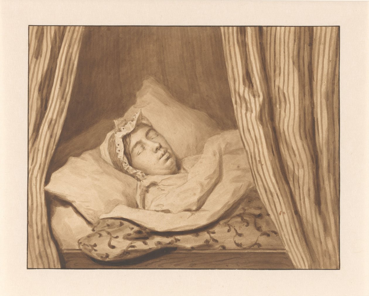 Lady Johanna van Weede på dødsleiet av Anonymous