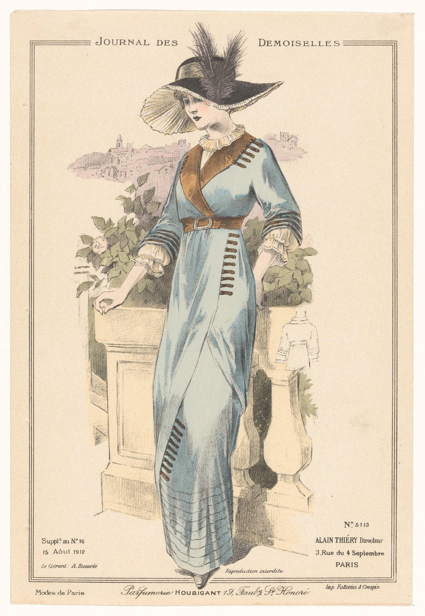 Journal des Demoiselles 15. august 1912, nr. 5113 av Anonymous