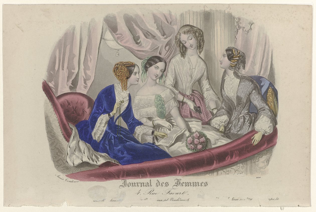 Kvinnetidsskrift, 1840-1851, Pl. 1639 av Anonymous