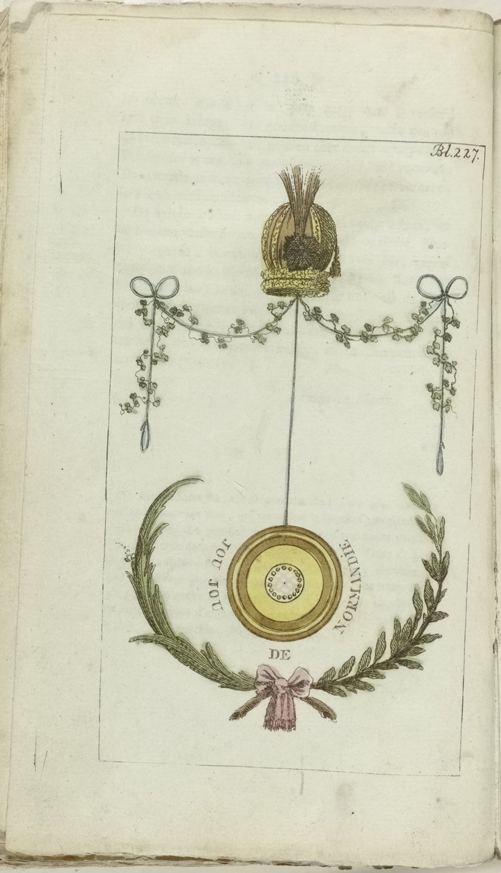 Kabinett for mote og smak 1791, s. 227: Jou jou de Normandie av Anonymous