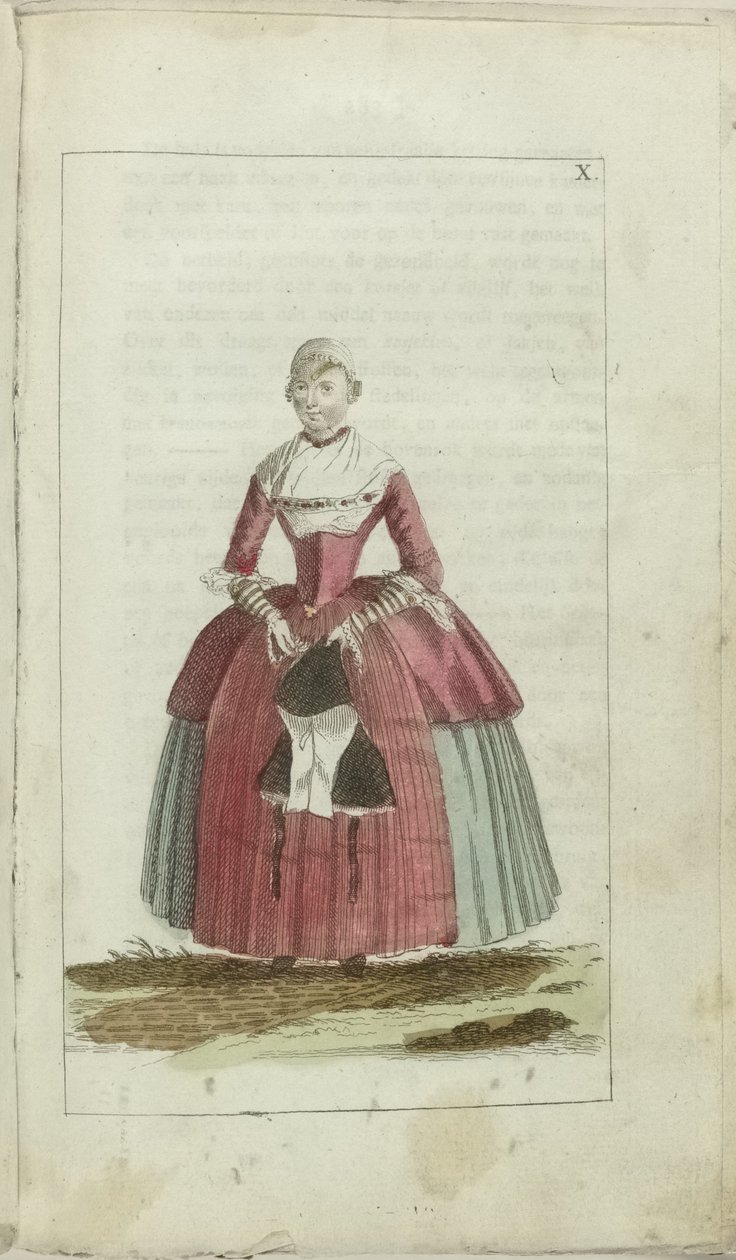 Cabinet of Fashion and Taste 1791, pl. X av Anonymous