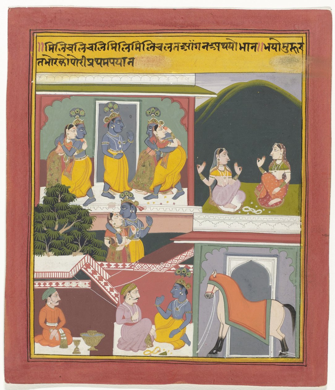 Krishna og Radha av Anonymous