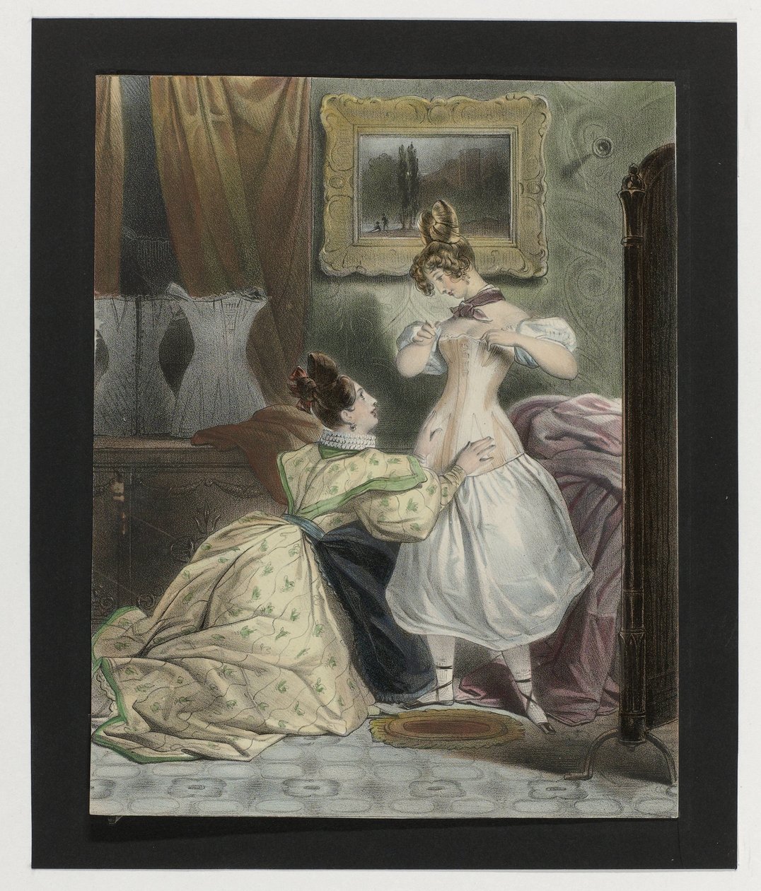 M.de of Corsets, ca. 1832: Det er ekte (...) av Anonymous