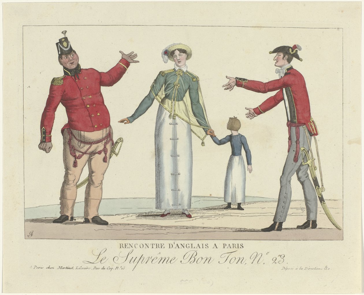 Le Suprême Bon Ton, 1800-1815, nr. 23: Engelsk møte i Paris av Anonymous