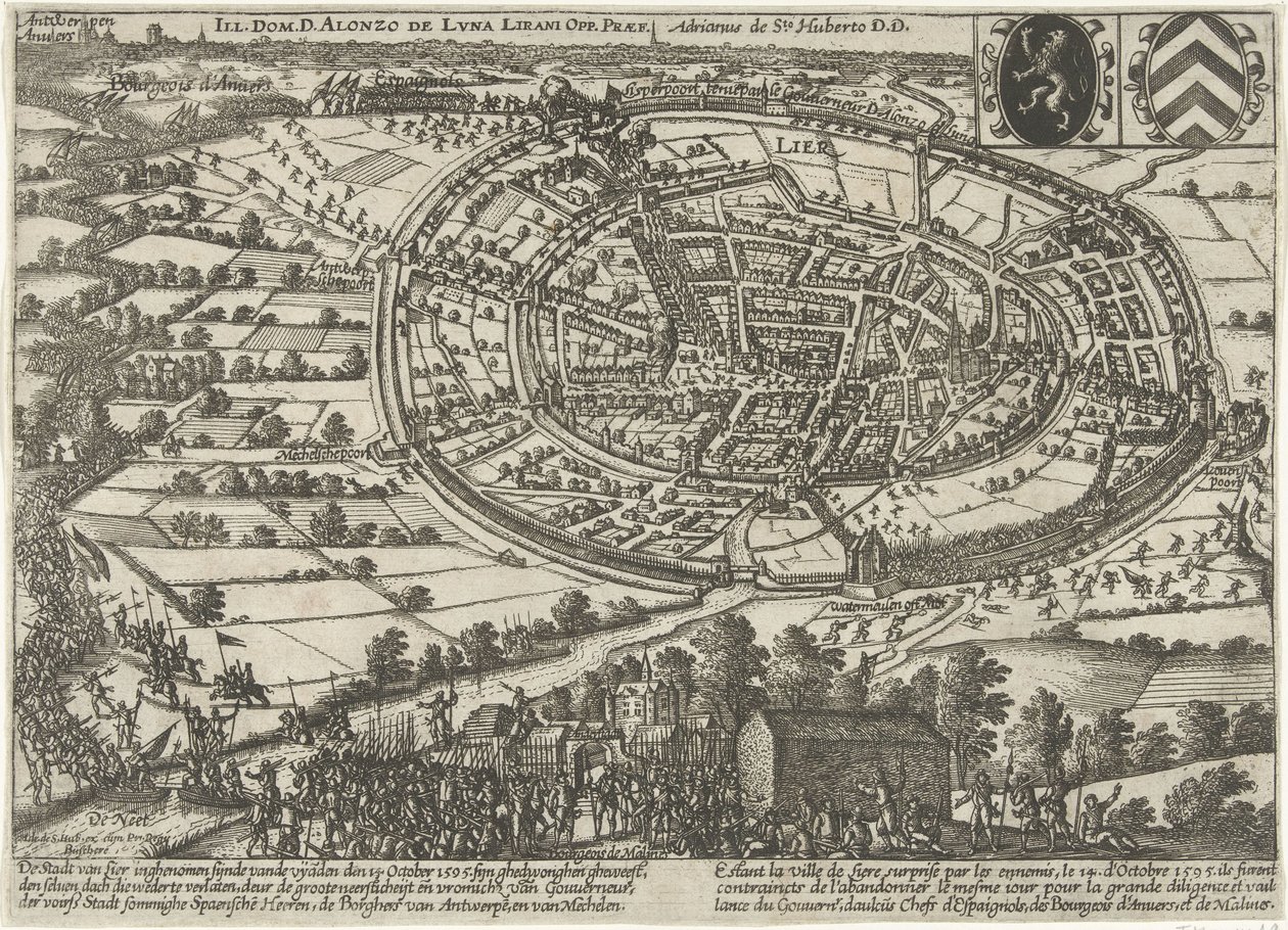 Lier tatt til fange og forlatt av statens hær, 1595 av Anonymous