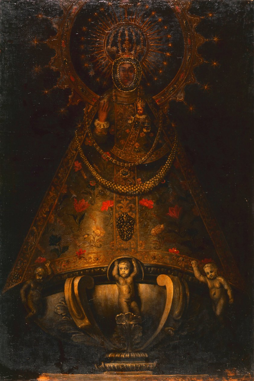 Madonna med frukt av Anonymous