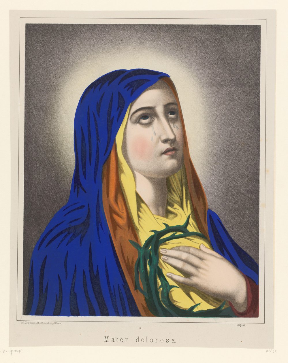Maria als Mater Dolorosa Mater Dolorosa (tittel på objekt) av Anonymous