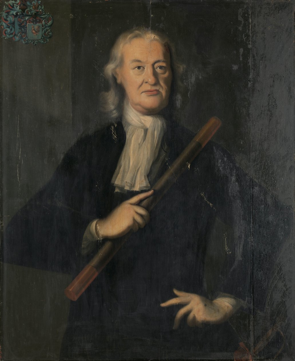 Matthew de Haan (1725–1729) Portrett av Mattheus de Haan, generalguvernør i Nederlandsk Øst-India av Anonymous