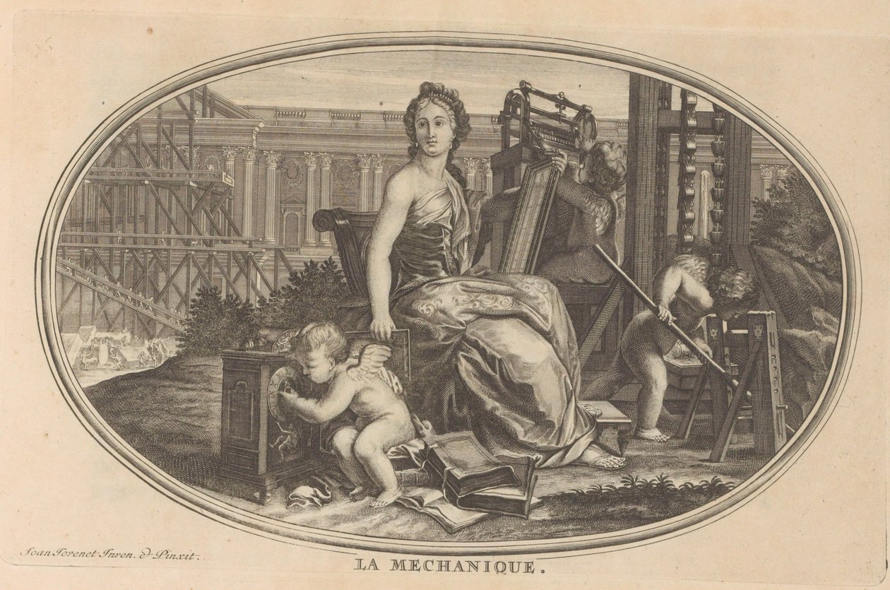 Mekanisk Mekanikk (tittel på objekt) Cabinet of Fine Arts, eller samling av de vakreste trykk, gravert etter originalmaleriene (...) (serietittel) av Anonymous