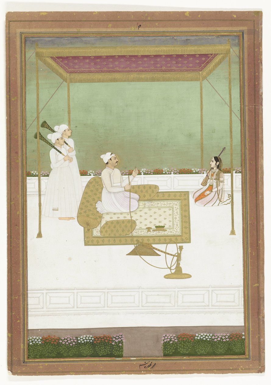 Nawab Mir Qasim Ali Khan fra Bengal av Anonymous