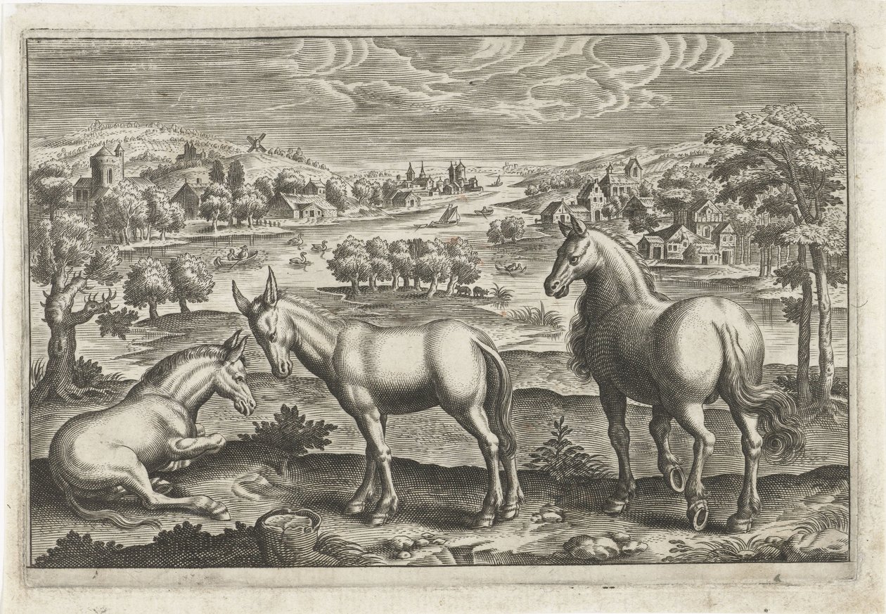 Hest og esler Firebeinte dyr (serietittel) Animalivm Qvaddrvpedvm (serietittel) av Anonymous