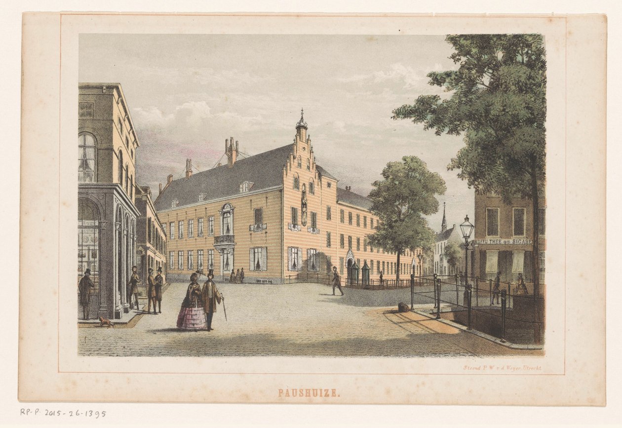 Paushuize i Utrecht Paushuize (tittel på objekt) av Anonymous
