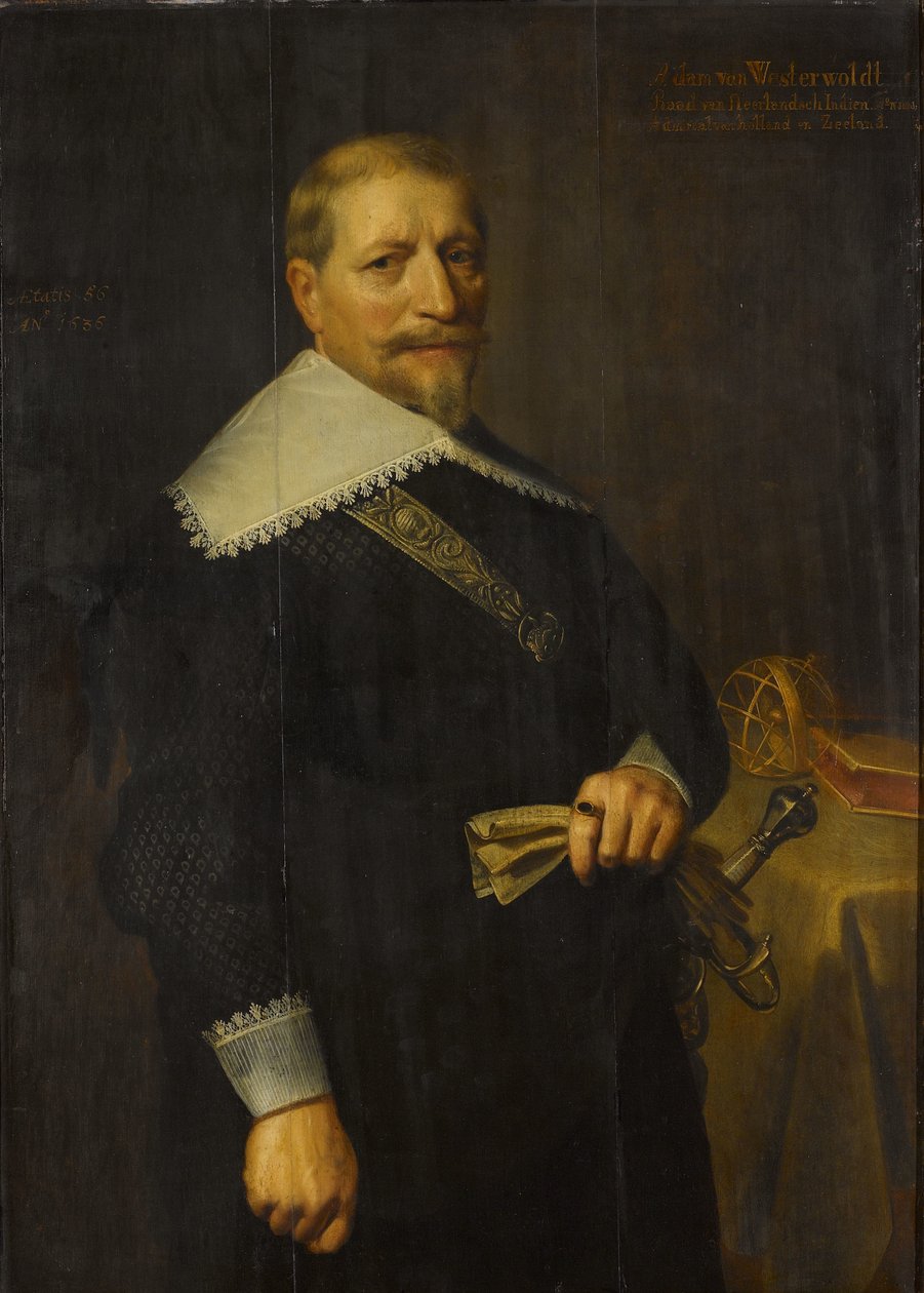 Portrett av Adam van Westerwolt (1580-1639) av Anonymous