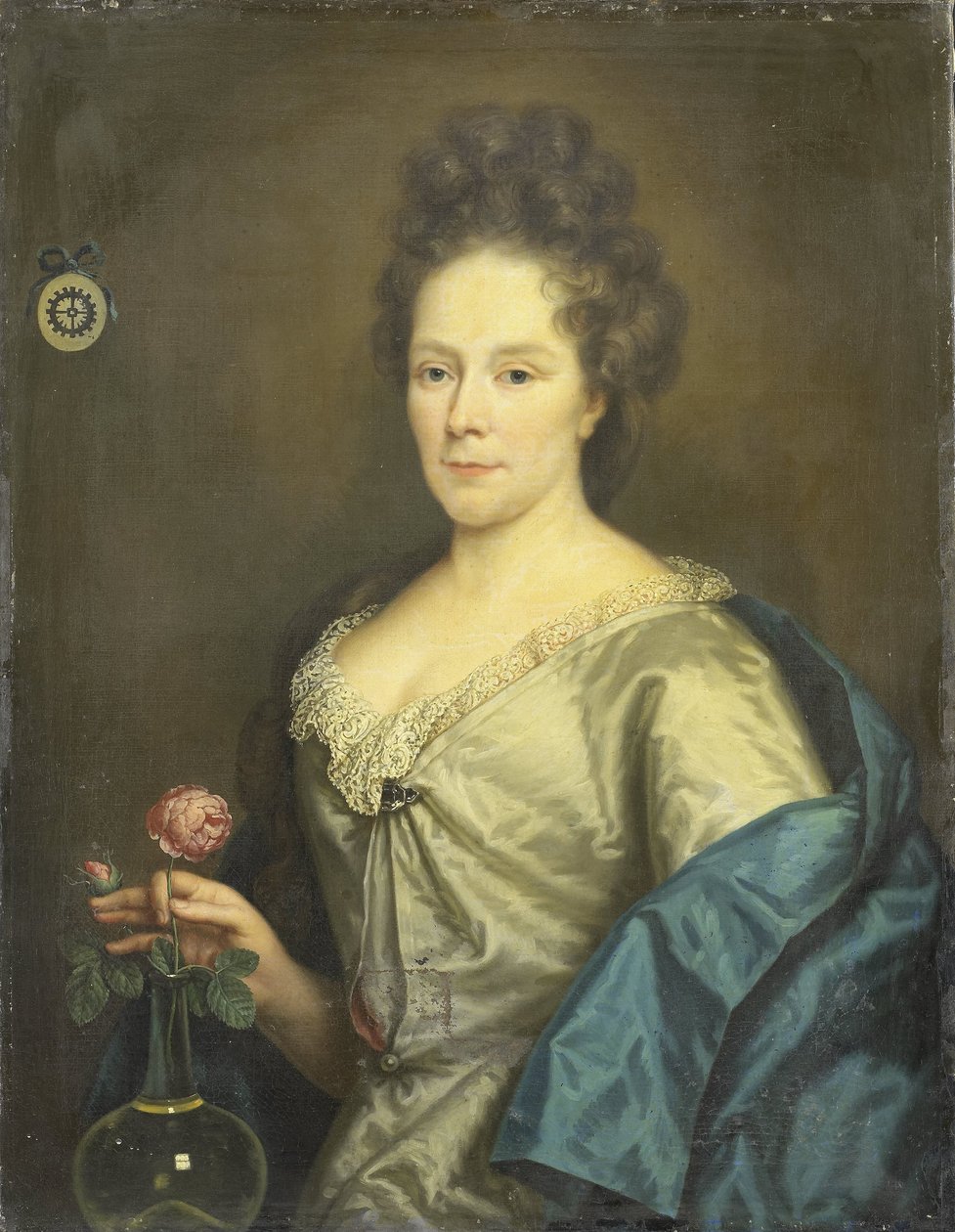 Portrett av Anna Maria van Hogendorp (1655-1727). Andre kone til François Leydecker av Anonymous