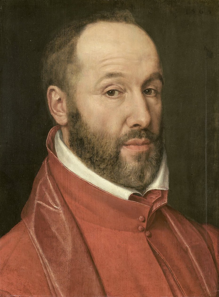 Portrett av Antoine Perrenot, kardinal de Granvelle, minister for Charles V og Philip II av Anonymous