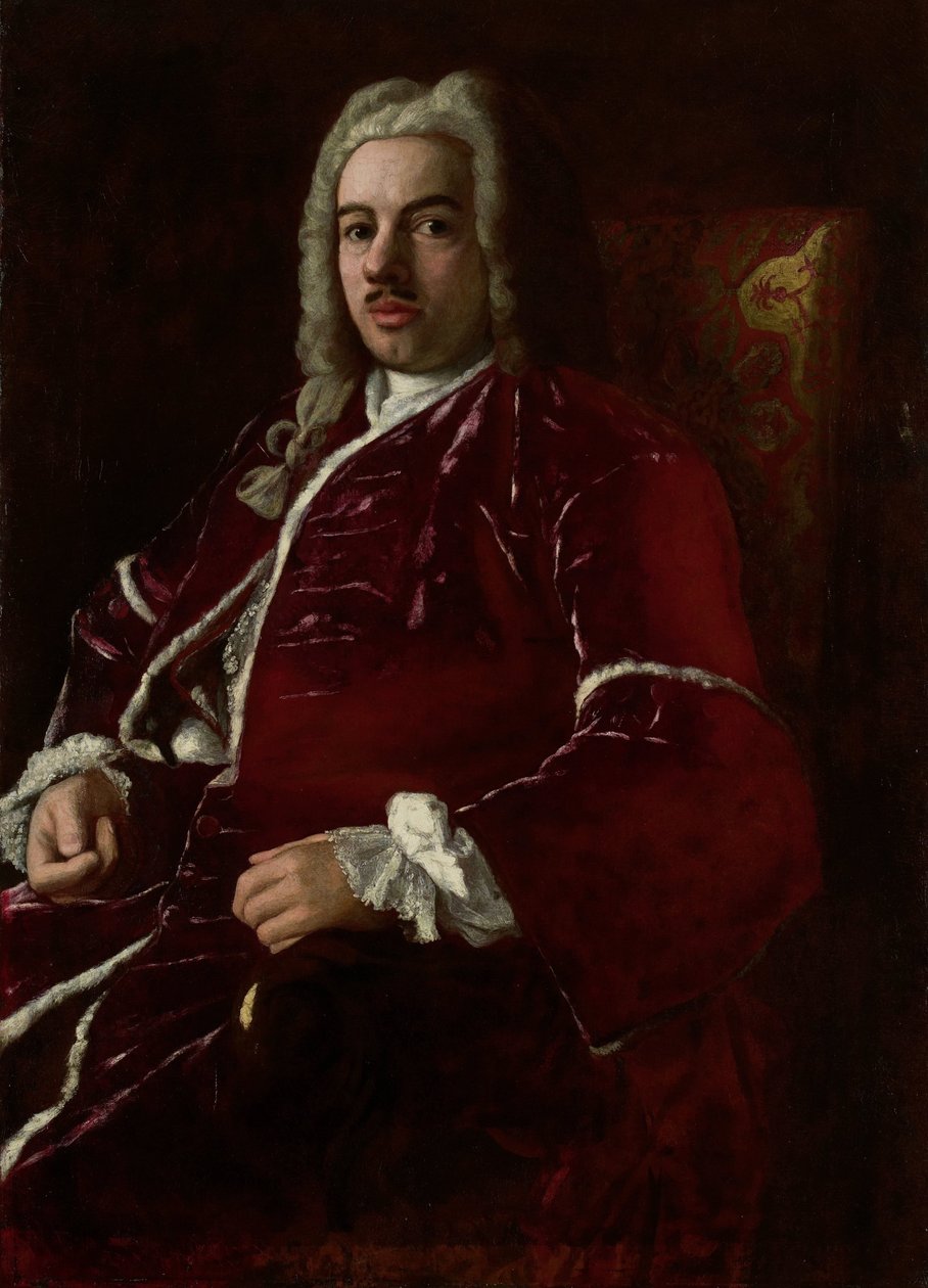 Portrett av Cornelis Calkoen (1696-1764). Ambassadør til det osmanske riket i Konstantinopel (Istanbul) av Anonymous