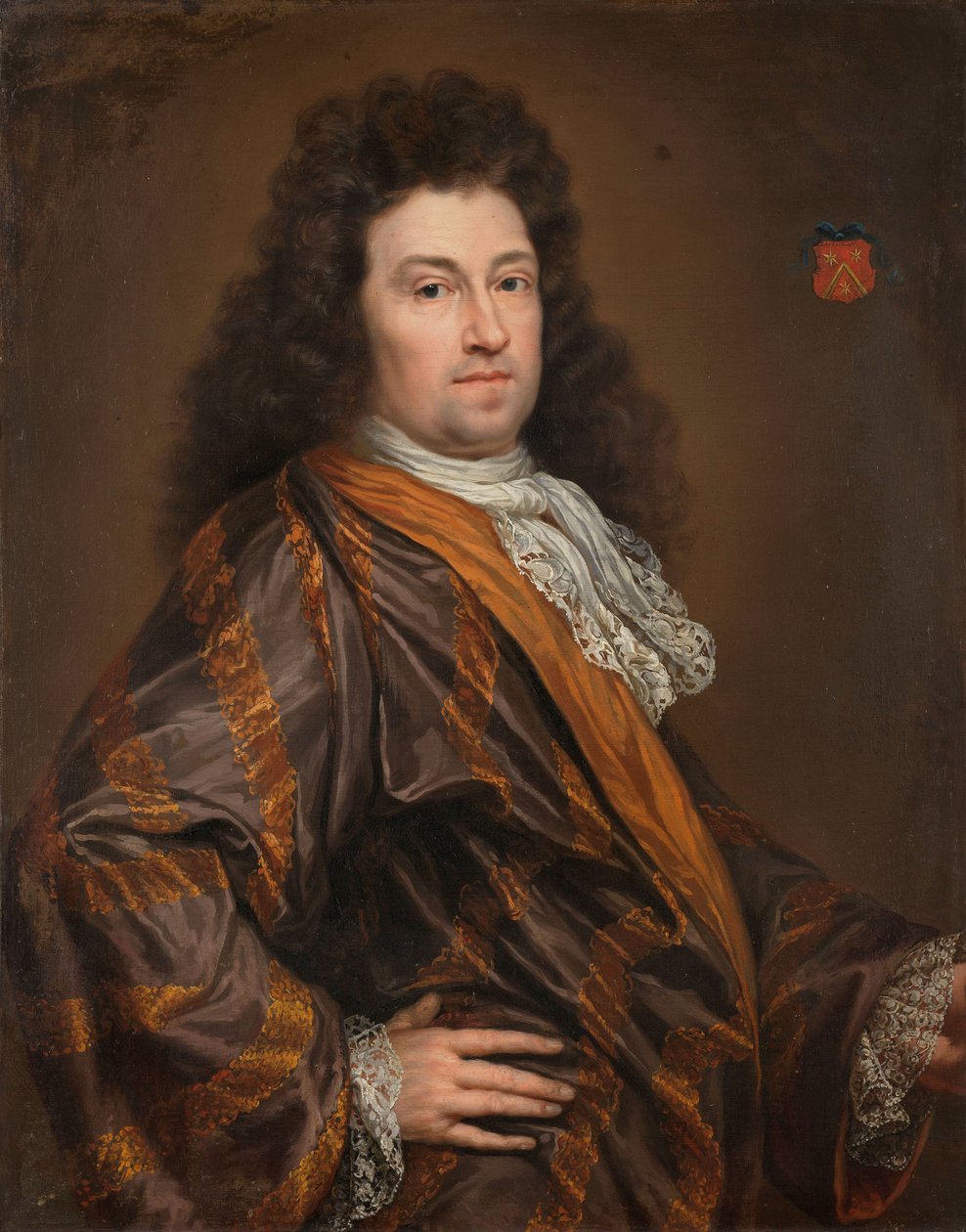 Portrett av François Leydecker (1650-1718). Delegat til revisjonsretten for Zeeland av Anonymous