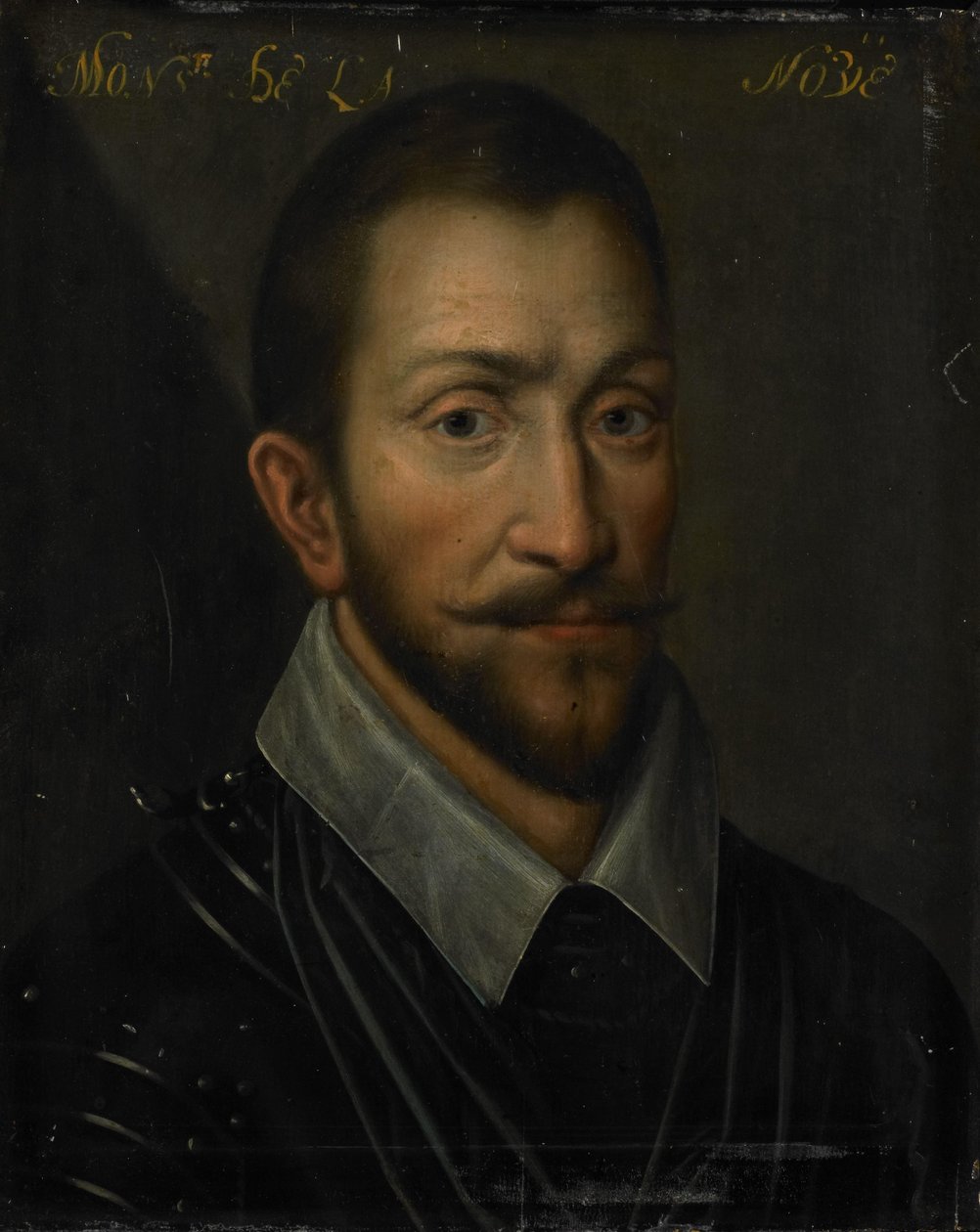 Portrett av François de la Noue, Lord of Teligny, med tilnavnet Bras de Fer og Bayard Huguenot av Anonymous
