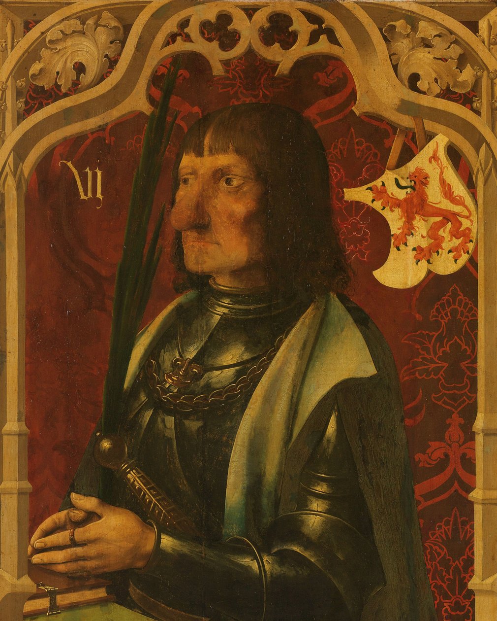Portrett av Hendrik IV av Naaldwijk, ridder og arvelig marskalk av Holland av Anonymous