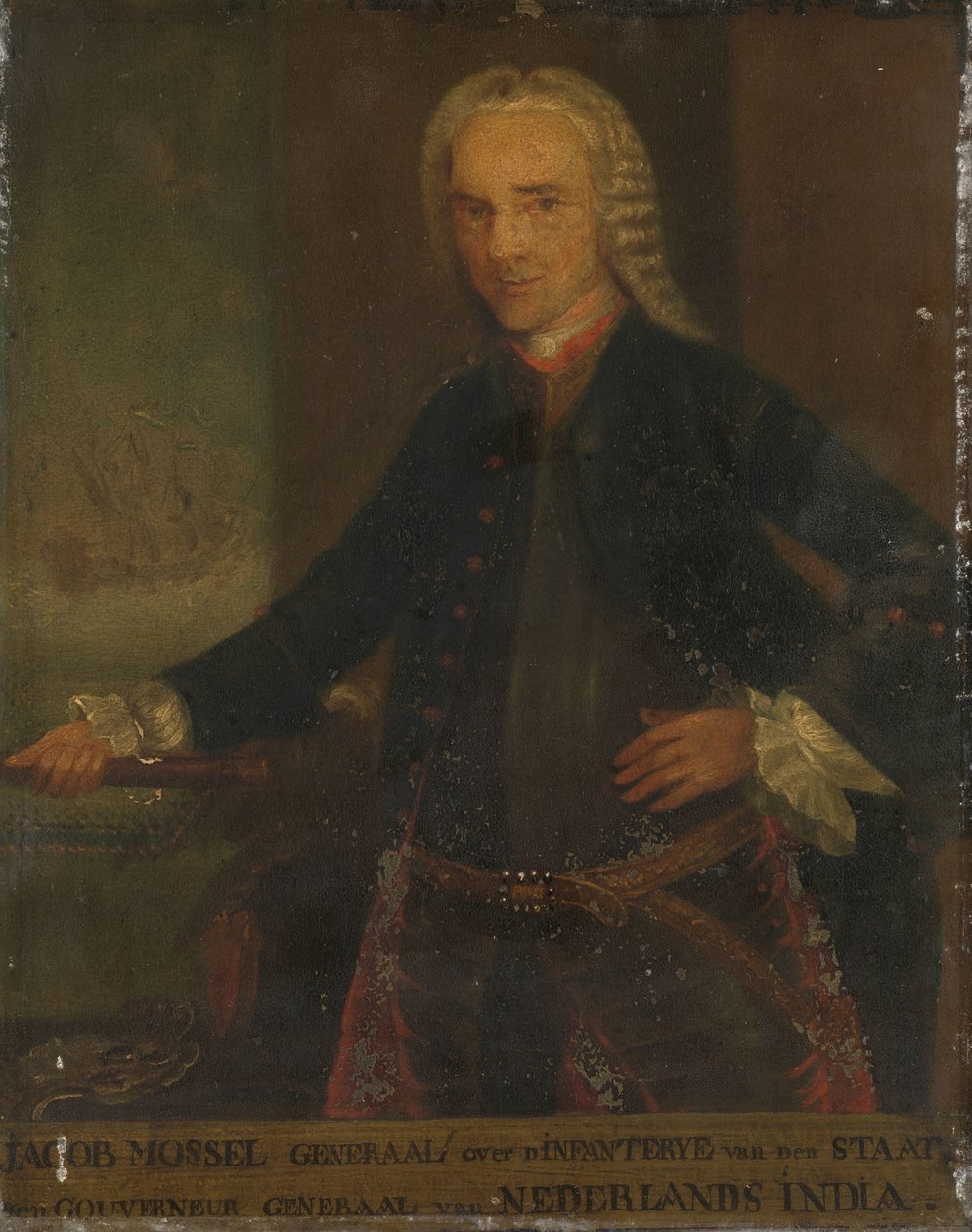 Portrett av Jacob Mossel, generalguvernør for det nederlandske østindiske kompaniet av Anonymous