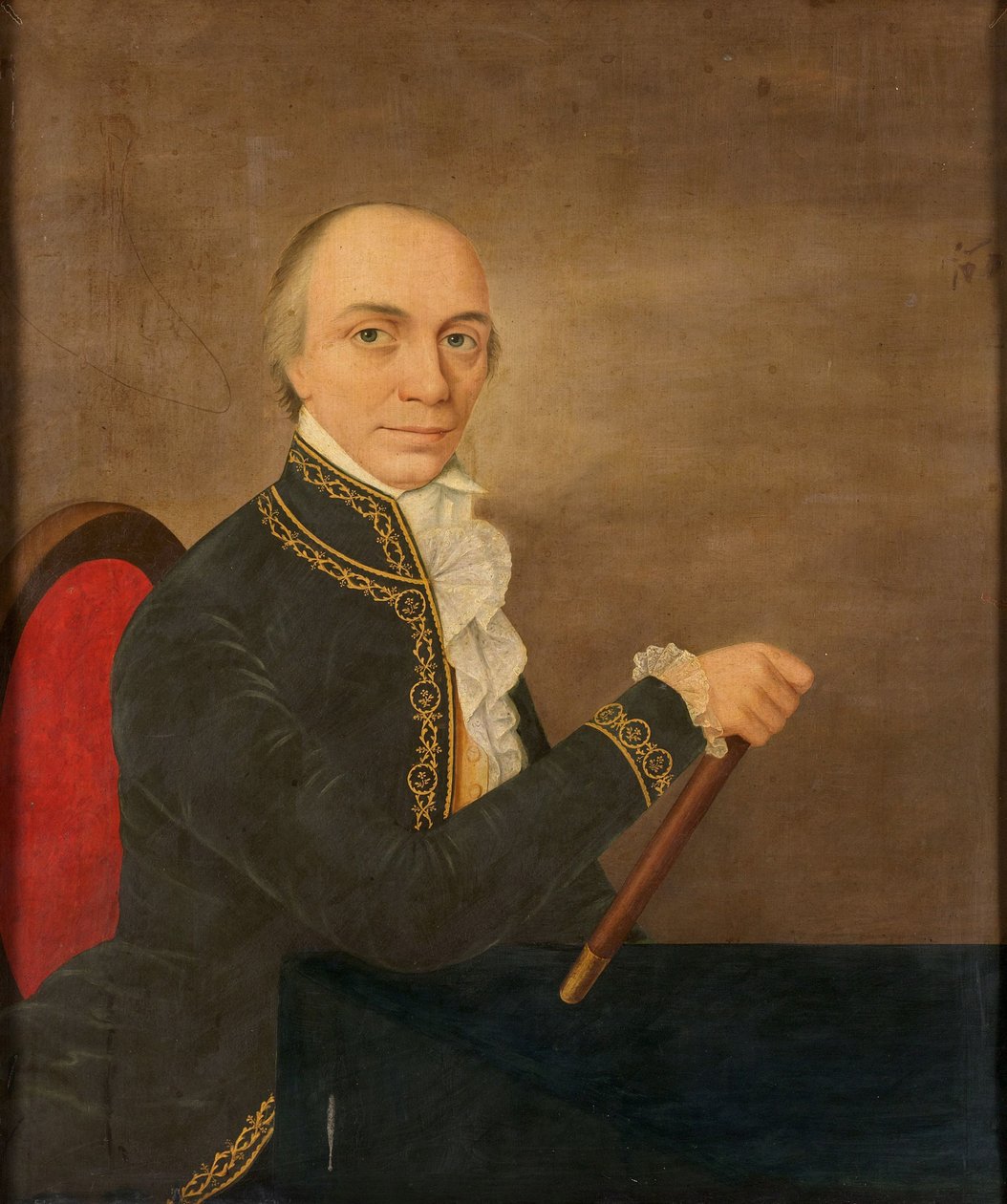 Portrett av Johannes Siberg, generalguvernør i Nederlandsk Øst-India av Anonymous