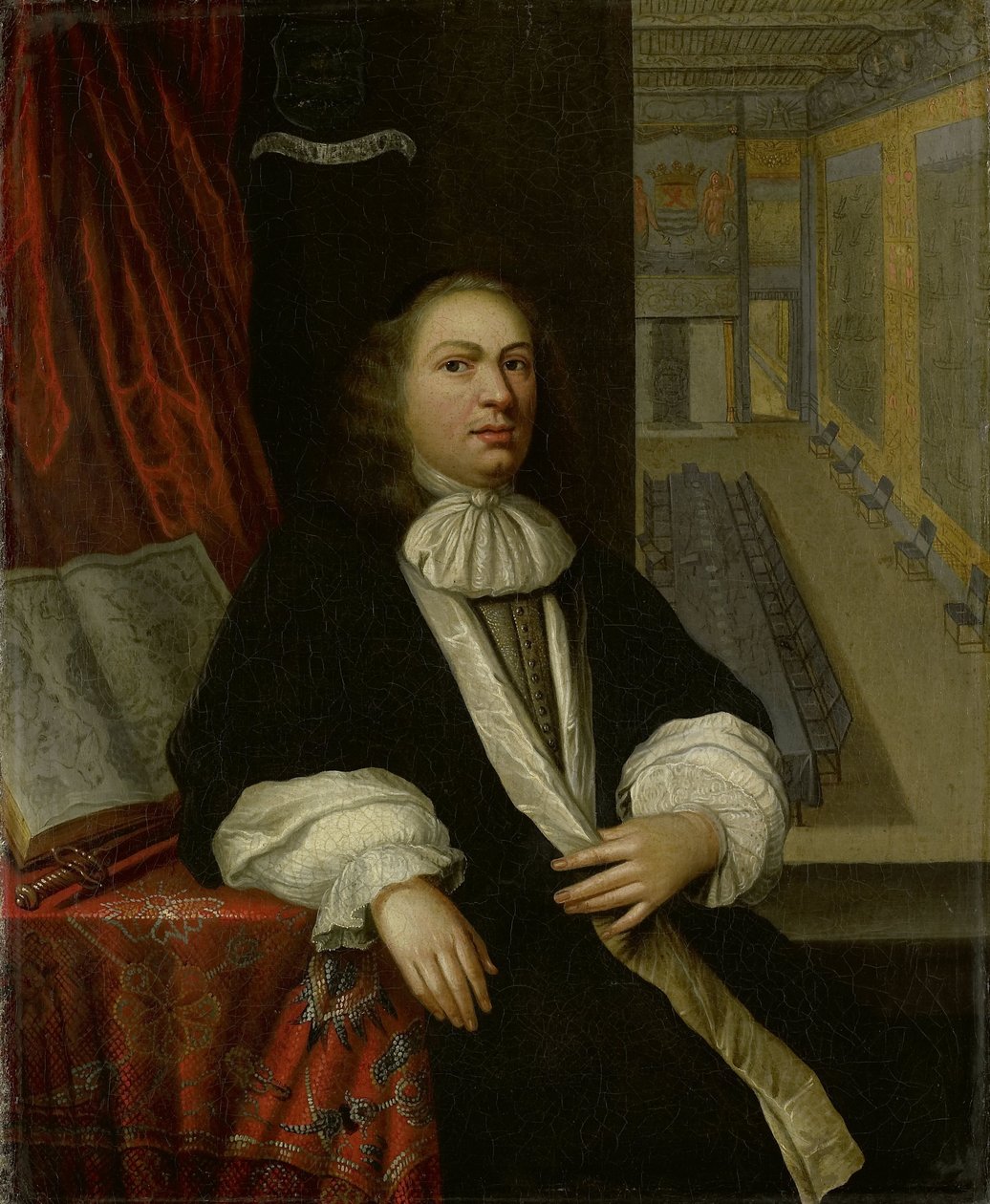 Portrett av Justus de Huybert, kontorist i statene i Zeeland og admiralitetet av Anonymous