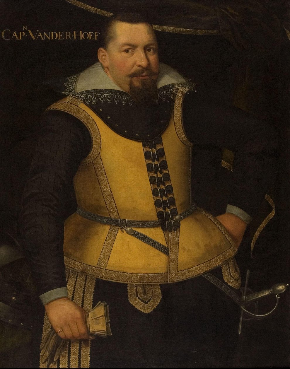 Portrett av Karel van der Hoeven, sersjantmajor av Anonymous