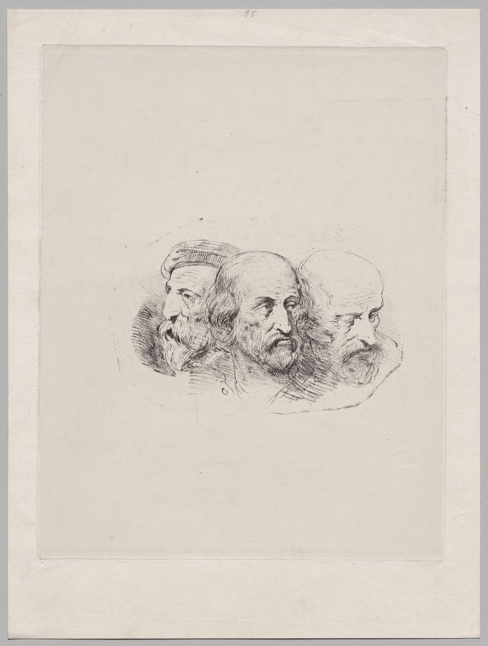 Portrett av Nicolas Toussaint Charlet av Anonymous