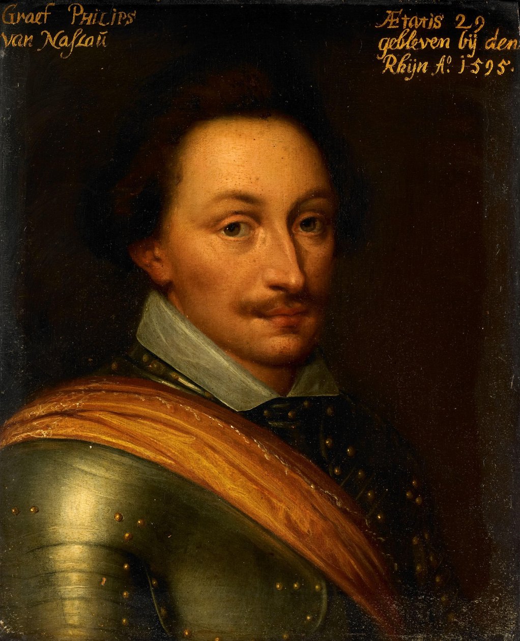 Portrett av Philip, grev av Nassau, guvernør i byen Nijmegen av Anonymous