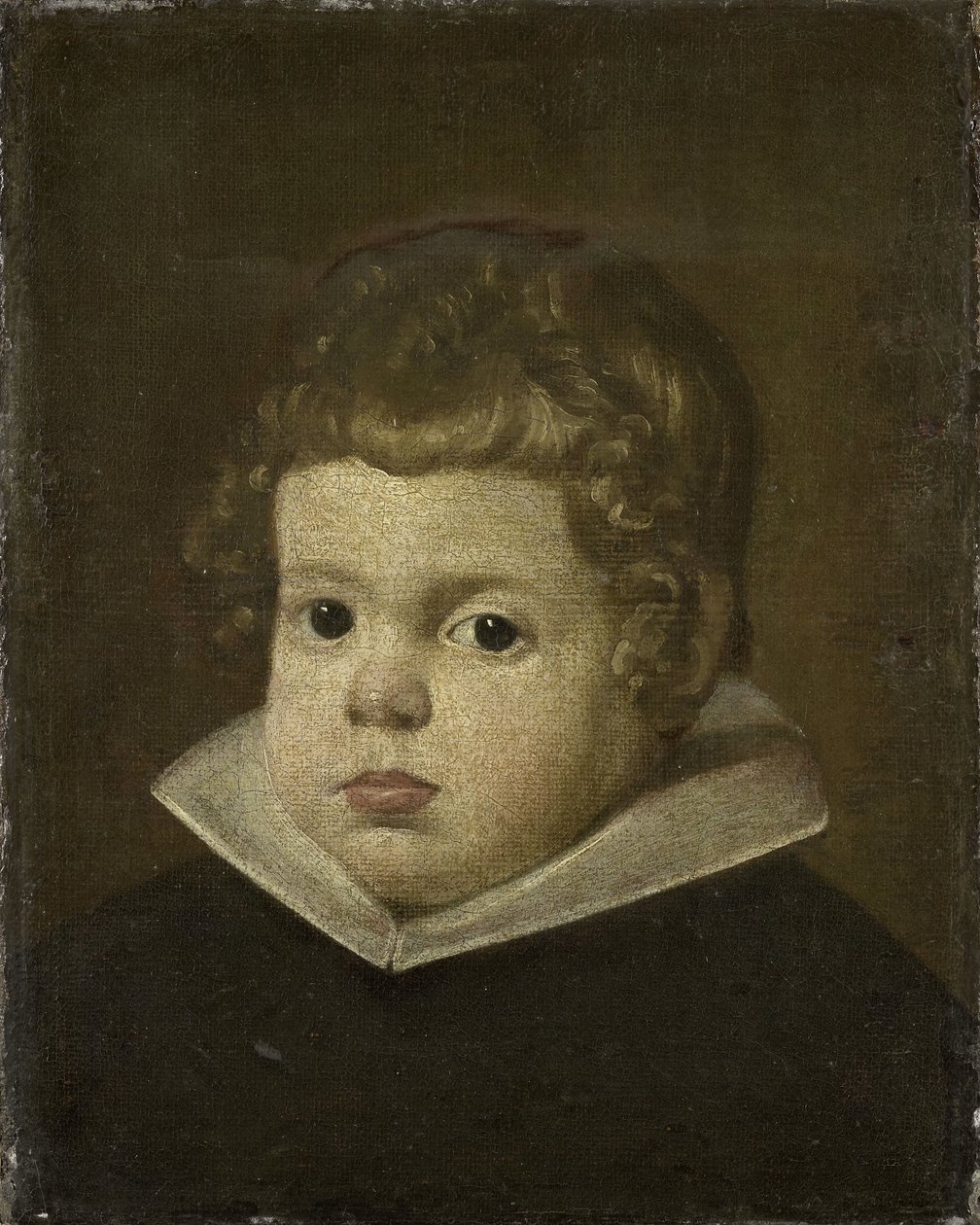 Portrett av en gutt rundt tre år gammel, muligens prins Balthasar Carlos, sønn av den spanske kongen Philip IV av Anonymous