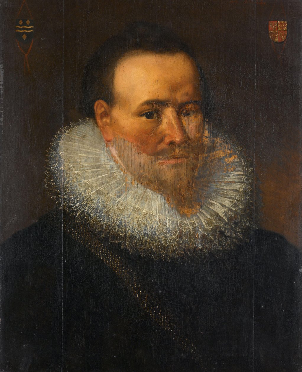 Portrett av en mann, muligens Joris van Cats (ca. 1590-1654) av Anonymous
