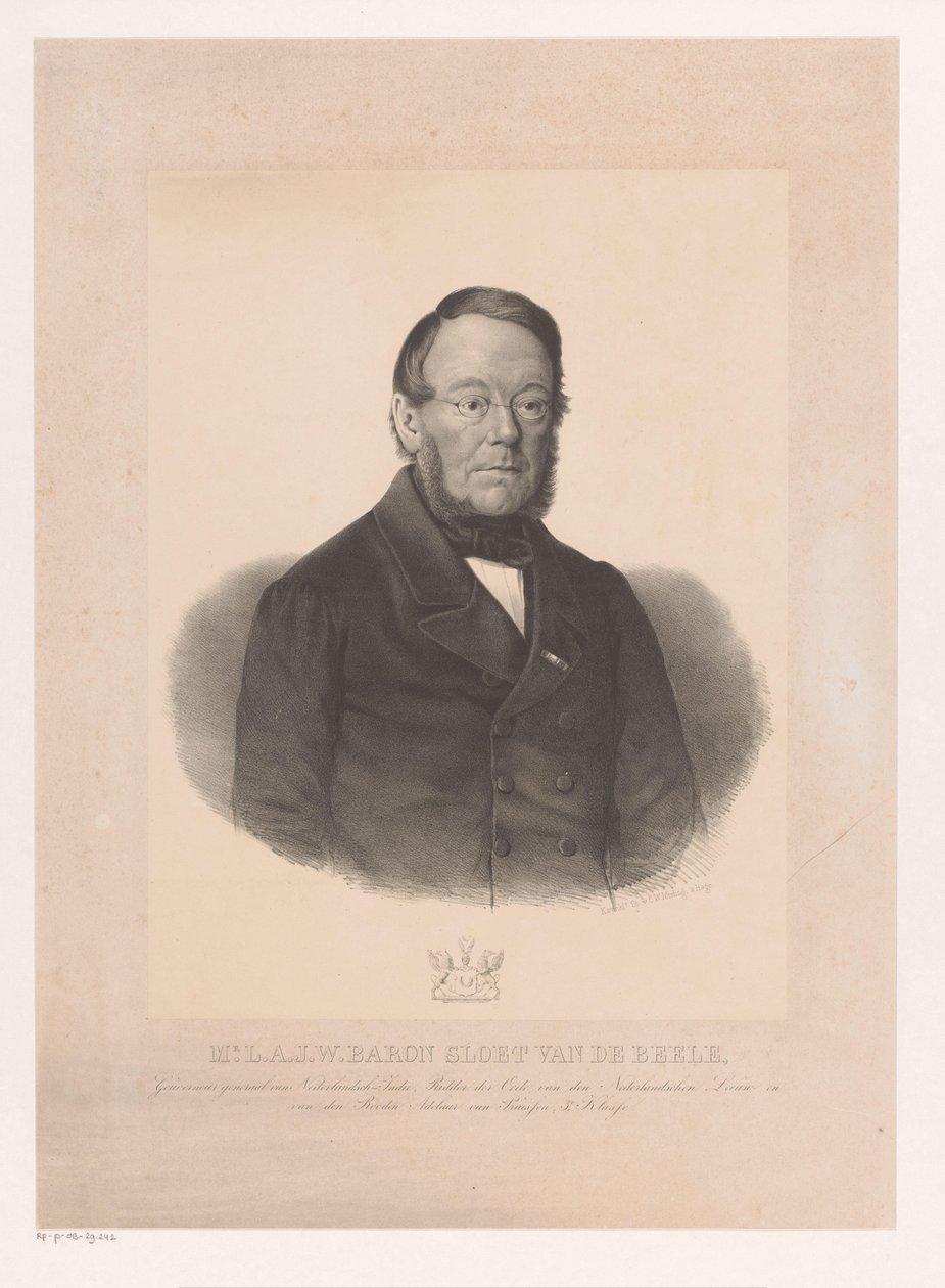 Portrett av Ludolph Anne Jan Wilt Sloet van de Beele av Anonymous