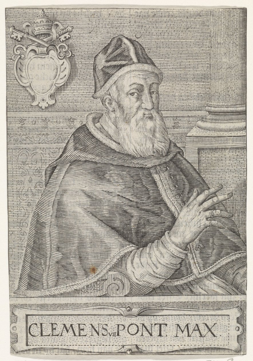 Portrett av pave Clemens VII av Anonymous
