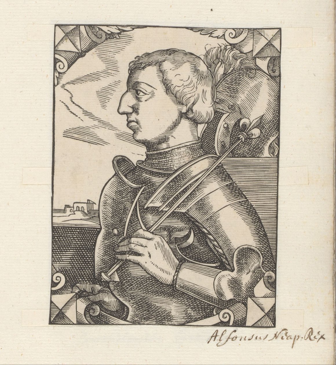 Portrett av Alfonso V av Aragon av Anonymous