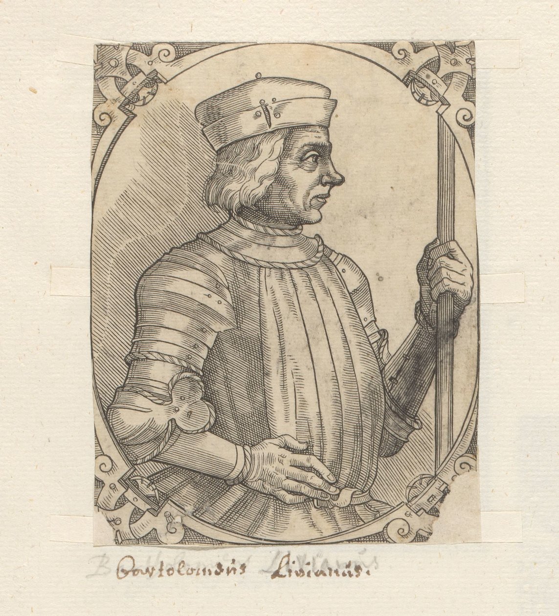Portrett van Bartholomeus Livianus av Anonymous