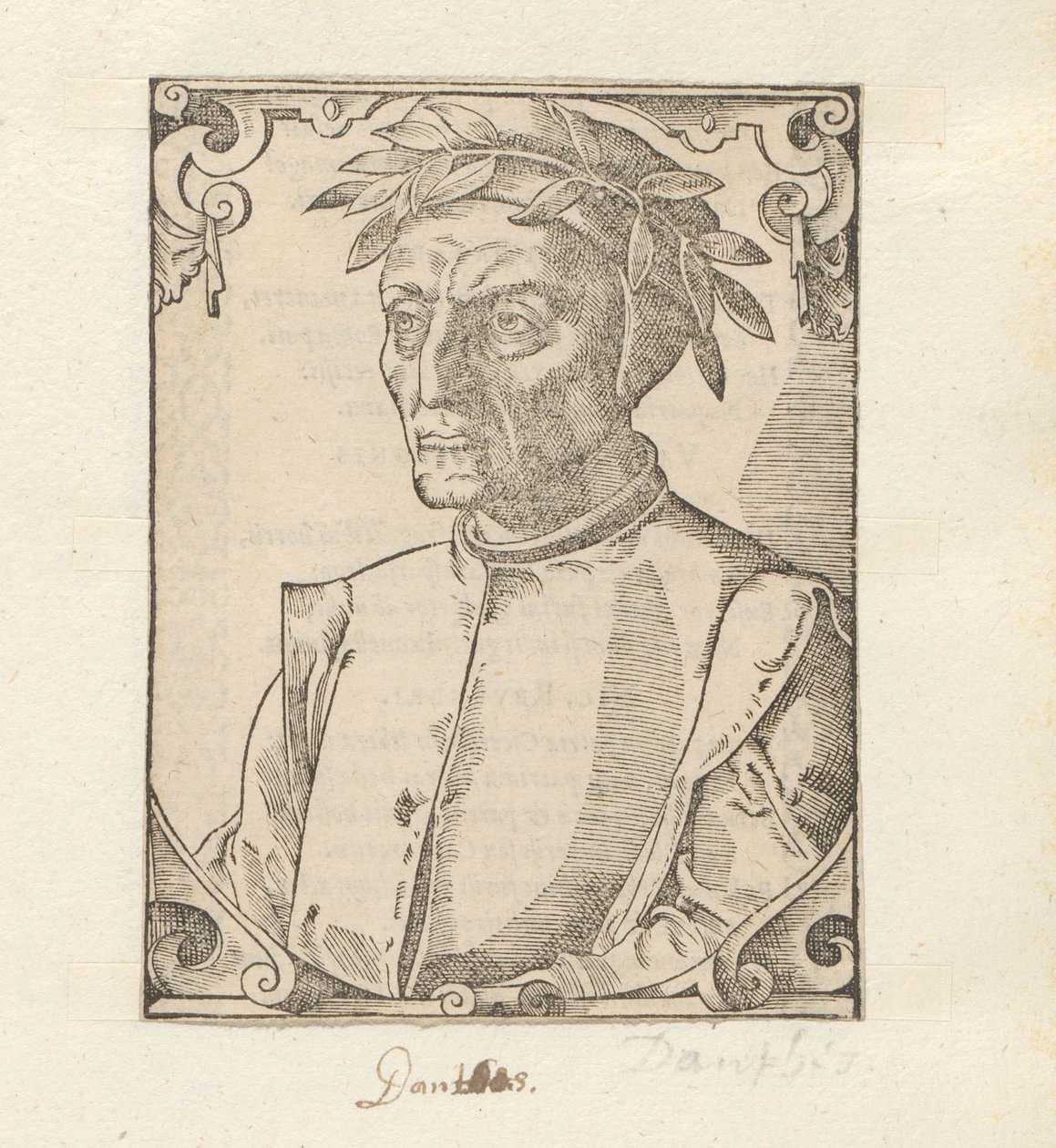 Portrett av Dante Alighieri av Anonymous