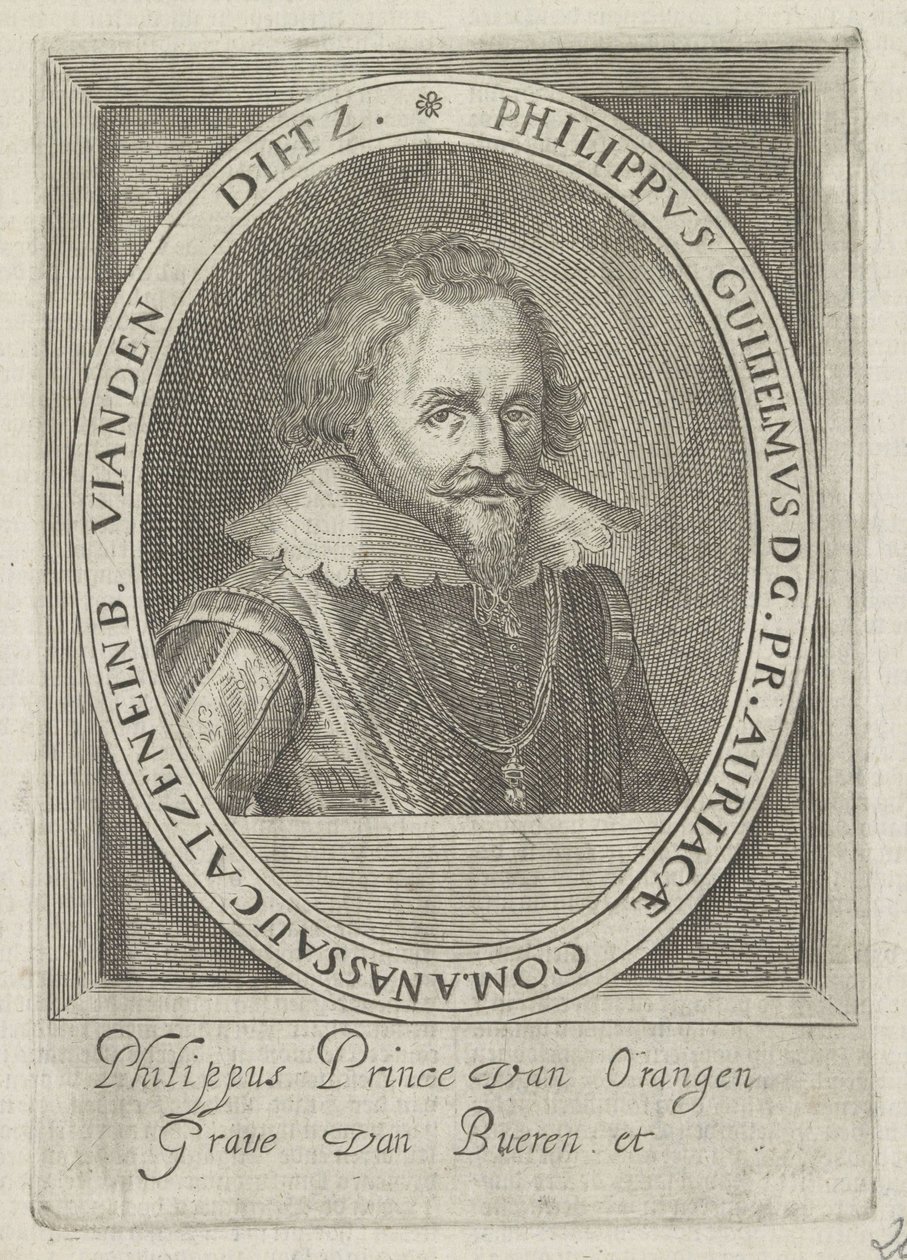 Portrett av Philip William, Prince of Orange av Anonymous